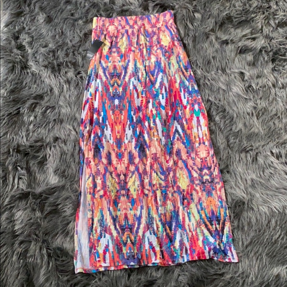 Beautiful Multi Color Maxi Skirt